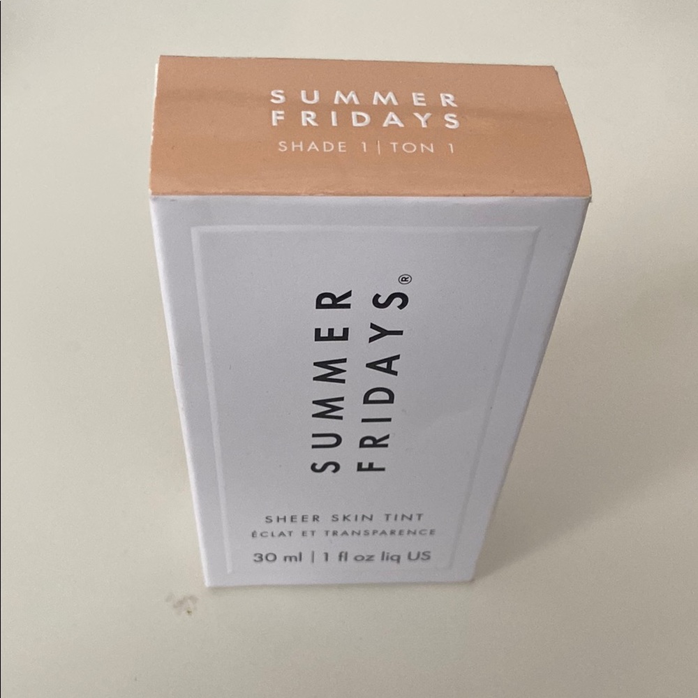 Summer Fridays Sheer Skin Tint Shade 1